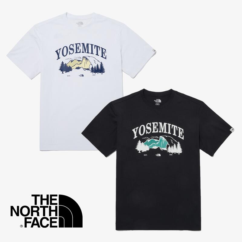 HE&SHE [送料無料] ノースフェイス 正規品 23SS THE NORTH FACE YOSEMITE S/S R/TEE NT7UP12 ノースフェイス 半袖Ｔシャツ 無地 半袖Ｔシャツ メンズ半袖Ｔシャツ レーディス半袖Ｔシャツ アウトドア デイリー ルーズフィット ベーシック シンプル リサイクル素材