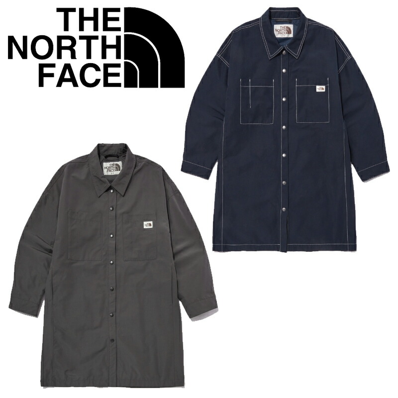 HE\u0026SHE [送料無料] ノースフェイス THE NORTH FACE ホワイトラベル WHITELABEL ウーマンユーティリティロングシャツジャケット W UTILITY LONG SHACKET レディース ロングジャケット カジュアル ストリート スポーティ シャケット 季節の変わり目 大人気