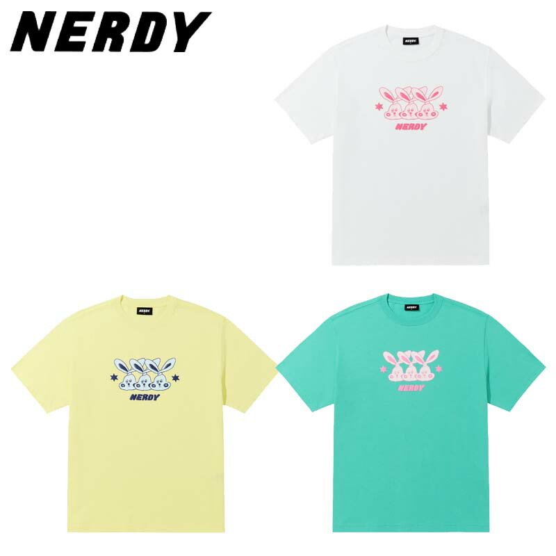 ★2023SS新作★NERDY★Half Tone T-shirt 楽天市場】NERDY ノルディ HE&SHE [送料無料] 2023SS ミルク半袖