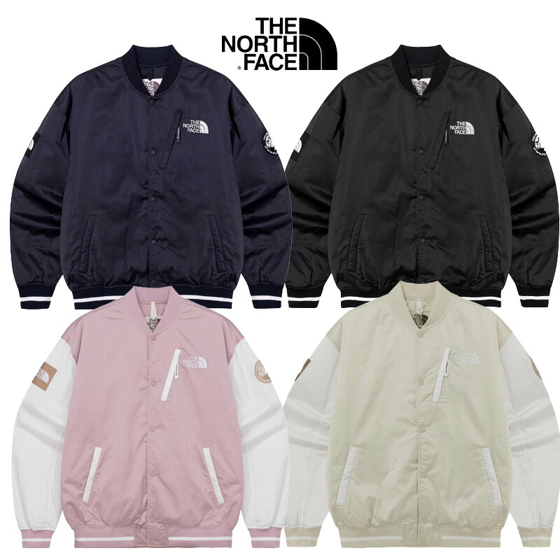 THE NORTH FACE ノースフェース HE&SHE [送料無料]プレイヤー バーシティ ジャケット PLAYER VARSITY JACKETユニセックス メンズ レディース 新品 スポーティ カジュアル ストリート ルーズフィット ビックシルエット オーバーサイズ 空港ジャケット ダウンジャケット MA-1｜HE＆SHE