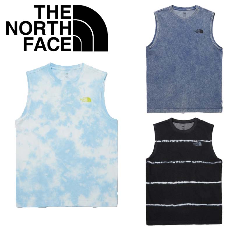 HE\u0026SHE [貨物輸送無料] 北の方人間の顔 THE NORTH FACE KOREA サーフビーチノースリーブティーシャツ SURF BEACH SLEEVELESS ユニ一発やる メンズ レディース 男女兼用 表どおり 心地よい スポーティ NT7VP11