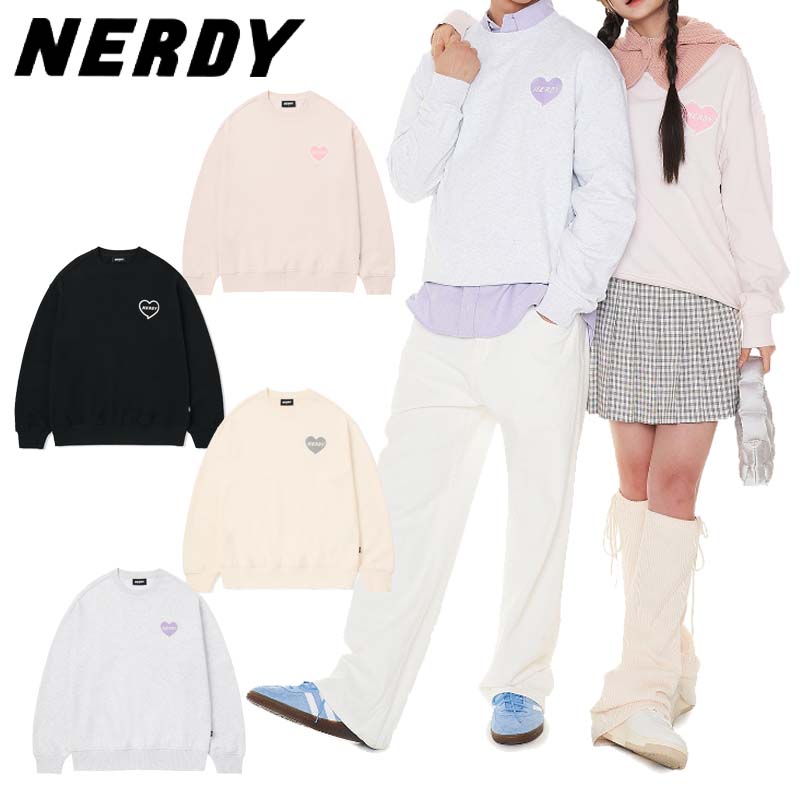 ★ノルディ★ 新作 DOUBLE HEART SWEATSHIRT スウェットシャツ ☆ノルディ☆ 新作 DOUBLE HEART SWEATSHIRT スウェットシャツ