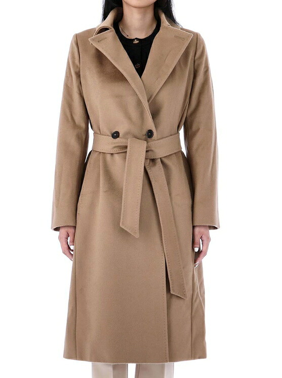 HE&SHE [送料無料] MAX MARA★コラグレディースウールコート BCOLLAG 006 レディース ハイクォリティー レディースコート ベルト付き トレンチコート レディースファッション 女性 女子｜HE＆SHE