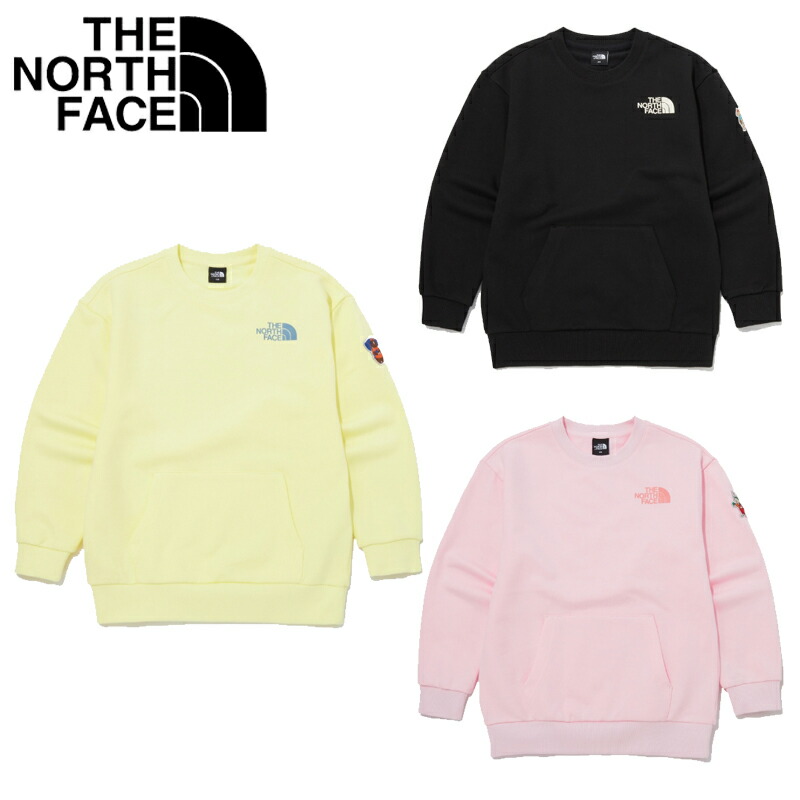 HE\u0026SHE [貨物輸送無料] 北の方人間の顔 THE NORTH FACE KOREA キッズアニランドトレーナー K\u0027S ANI-LAND SWEATSHIRTS ユニ一発やる キッズ 男女兼用 表どおり 心地好い スポーティ トレーナー MTM NM5MP52