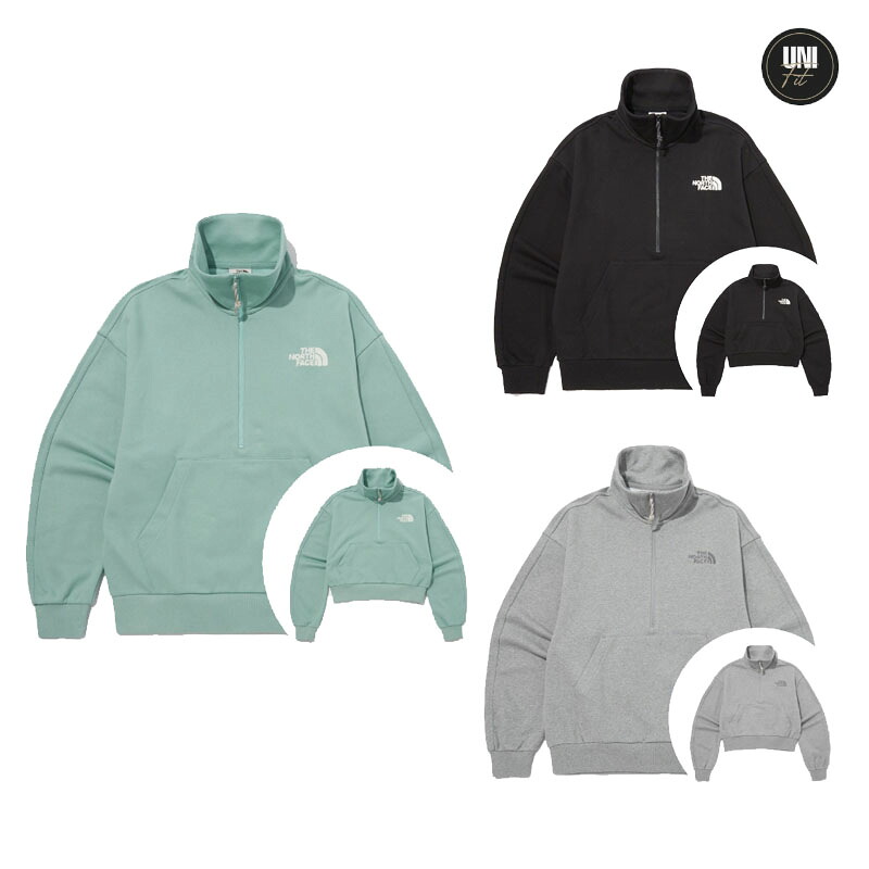 HE&SHE [送料無料] ノースフェイス THE NORTH FACE KOREA コンフィーハーフジップトレーナー COMFY HALF ZIP SWEATSHIRTS ユニセックス メンズ レディース ストリート スポーティ カジュアル ジップアップ スウェットシャツ MTM 韓国 WHITE LABEL ホワイトラベル NM5MP52
