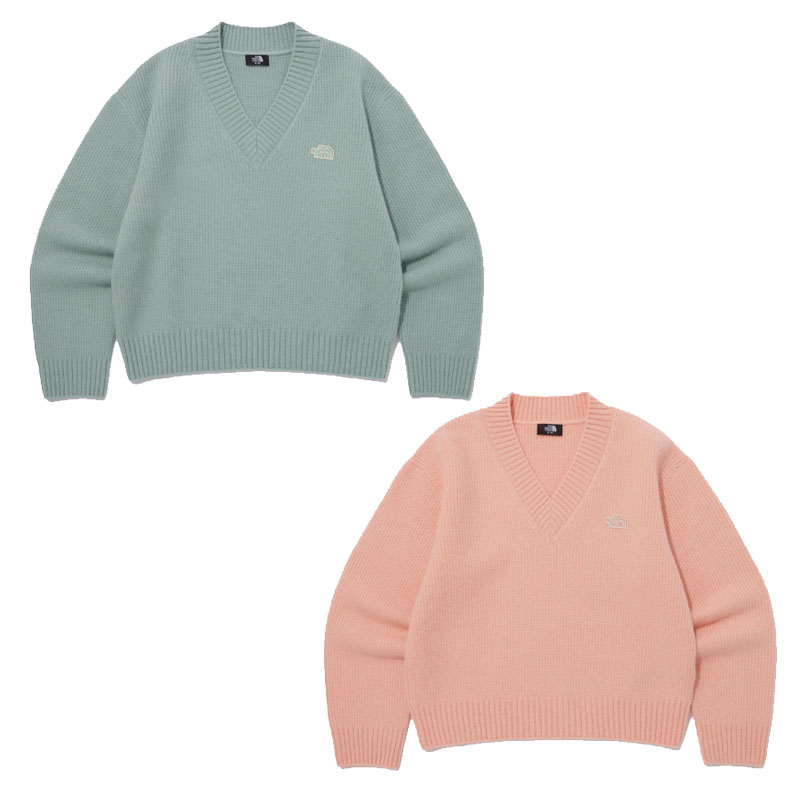 HE&SHE [送料無料] ノースフェイス THE NORTH FACE KOREA ウーマンホバートVネックセーター W'S HOBART V-NECK SWEATER レディース 女性 女子 ストリート スポーティ カジュアル ジップアップ ニット 韓国 WHITE LABEL ホワイトラベル NT7AP52 17,220円