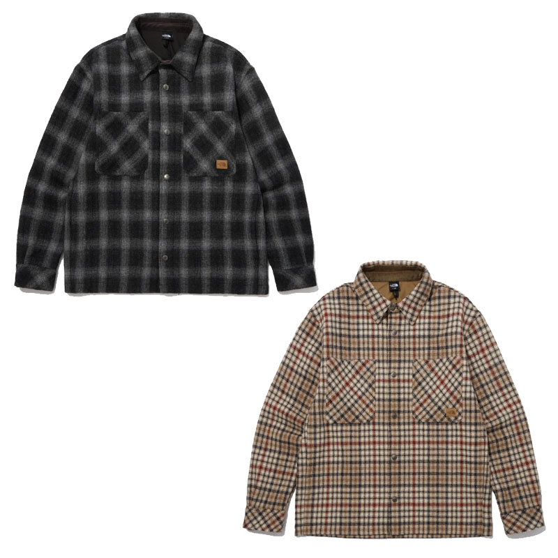 HE&SHE [送料無料] ノースフェイス THE NORTH FACE メンズチェックシャツジャケット M'S CHECK SHACKET 男性 男子 ロングジャケット カジュアル ストリート スポーティ シャケット 季節の変わり目 大人気