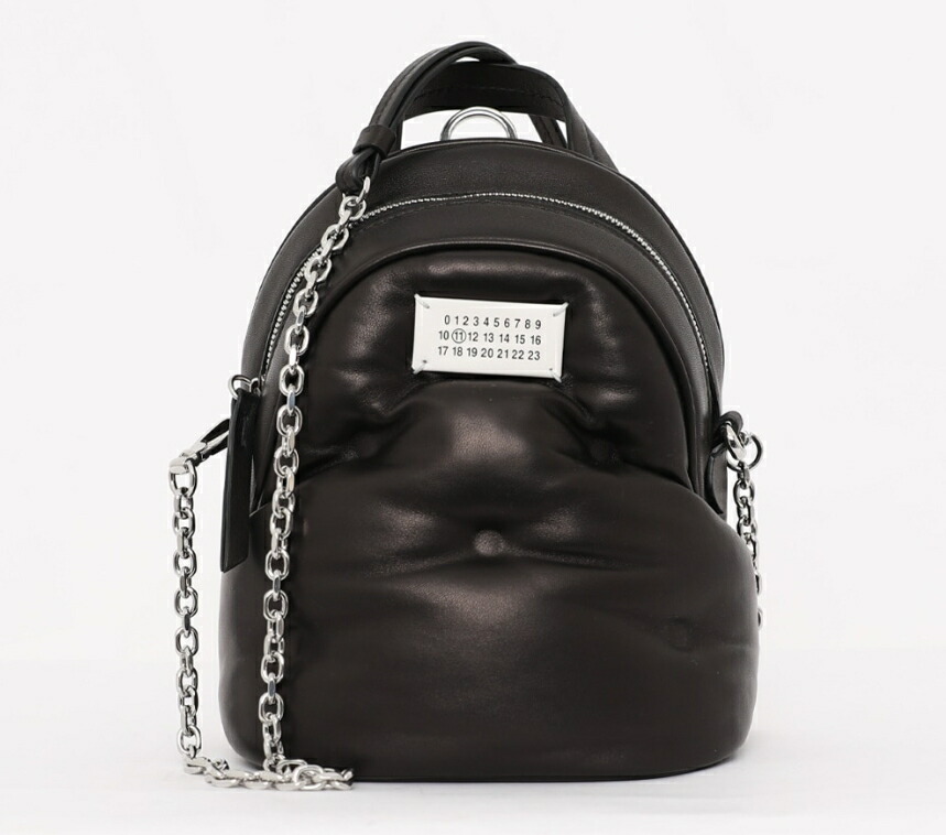 HE\u0026SHE【貨物輸送無料】MAISON MARGIELA メゾンマルジェラ STITCH NUMBERING GLAM SLAM CROSS MINI BACKPACK スティッチナンバリンググラムスラムクロスミニバックパック レディース 差し上げ物 ショルダーバッグ うしろ側容器に並べる S56WA0014 P4300 T8013