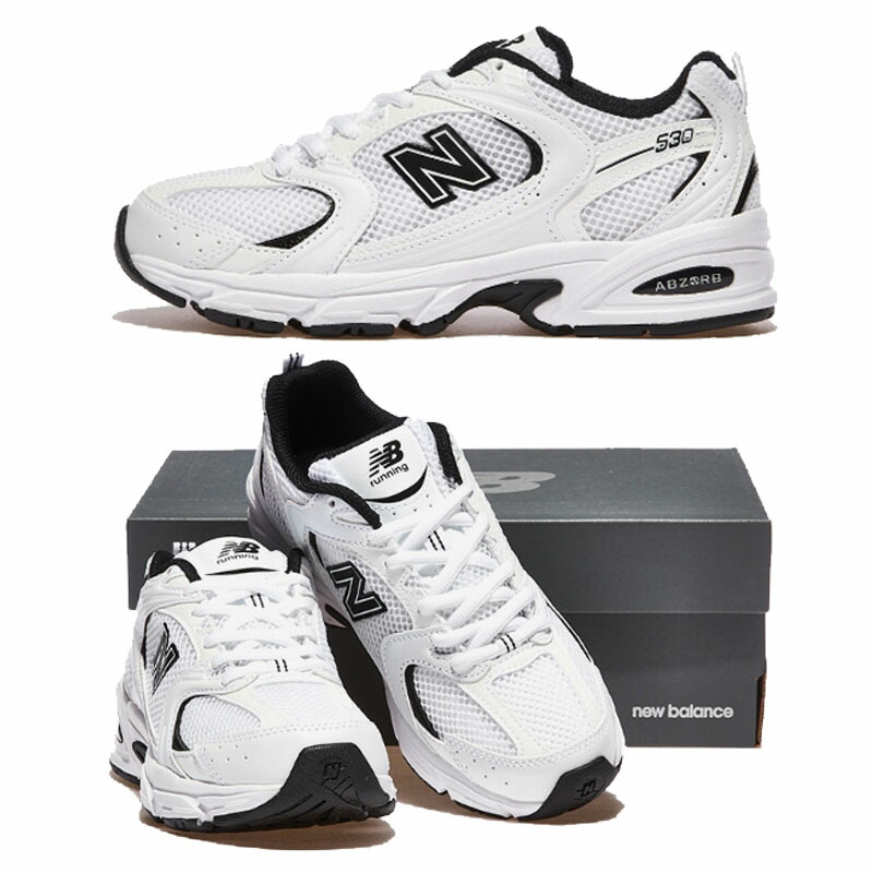 HE&SHE [送料無料] ニューバランス NEW BALANCE 韓国 KOREA ユニセックス 男女兼用 メンズ レディース スニーカー ランニング靴 カジュアル靴 ストリート 運動靴 ボックスあり スポーツ靴 デイリー靴 ペア靴 カップル靴 お勧め 大人MR530EWB
