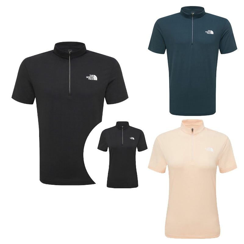 HE&SHE [送料無料] ノースフェイス THE NORTH FACE KOREA 24SS アイスデイ半袖ジップTシャツ ICE DAY S/S ZIP TEE ユニセックス メンズ レディース 男女兼用 ストリート カジュアル スポーティ アクティビティ NT7KQ00