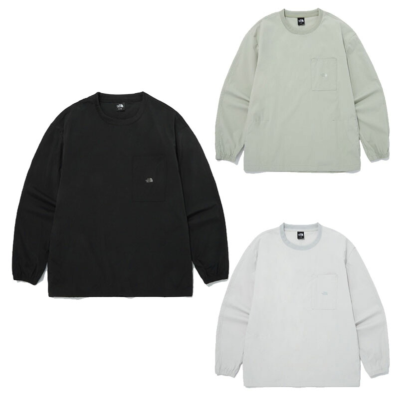 HE&SHE [送料無料] ノースフェイス THE NORTH FACE KOREA 24SS メンズオールラウンドスウェットシャツ M'S ALL ROUND SWEATSHIRTS 長袖 スポーティ ストリート カジュアル トレーナー 韓国 NM5MQ11｜HE＆SHE