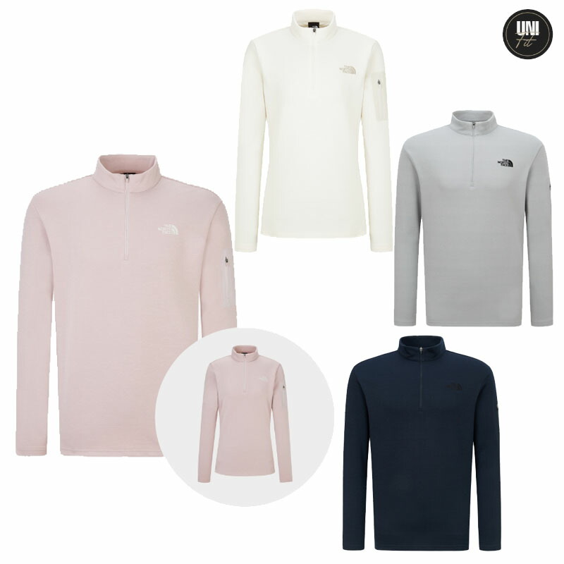 HE\u0026SHE [貨物輸送無料] 北の方人間の顔 THE NORTH FACE KOREA 24SS バソディノ長袖ジップティーシャツ BASODINO L/S ZIP TEE ユニ一発やる メンズ レディース 長袖 ティーシャツ スポーティ 表どおり 心地よい 韓国 NT7LQ53 CREAM - NT7LQ53D-LIGHT GRAY - NT7LQ53B