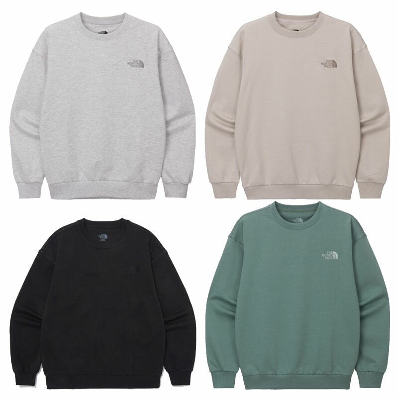 HE\u0026SHE [貨物輸送無料] 北の方人間の顔 THE NORTH FACE KOREA  ゴーツートレーナー GO TO SWEATSHIRTS ユニ一発やる メンズ レディース 長袖 トレイナー スポーティ 表どおり 心地よい 韓国 WHITE LABEL 白いこと付け紙 NM5MQ54 NM5MR50