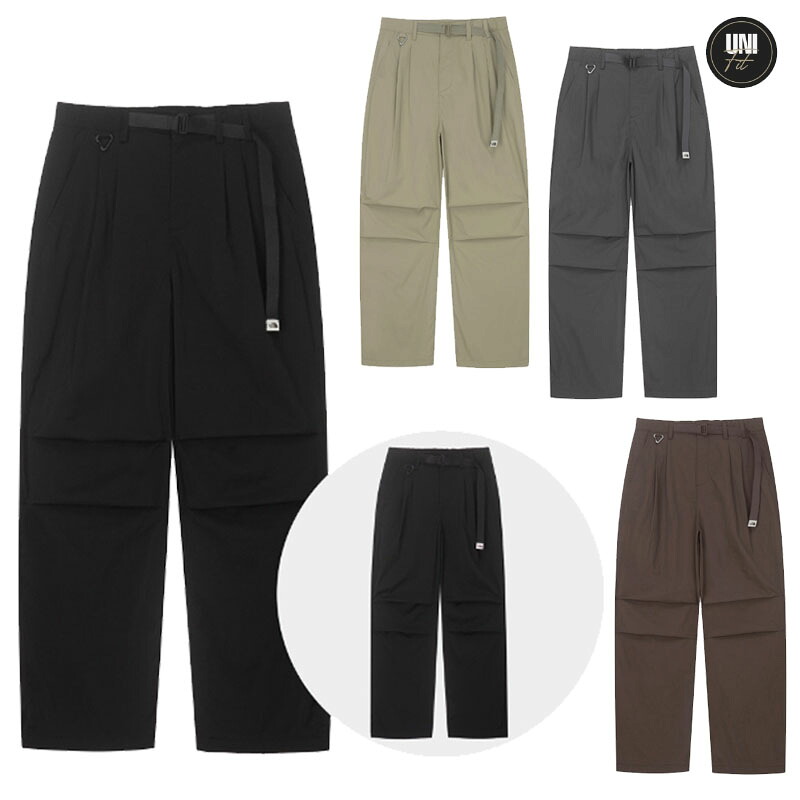 HE&SHE [送料無料] ノースフェイス THE NORTH FACE KOREA 24FW パラシュートパンツ PARACHUTE PANTS ユニセックス メンズ レディース ストリート スポーティ カジュアル ロングパンツ 韓国 NP6NQ50