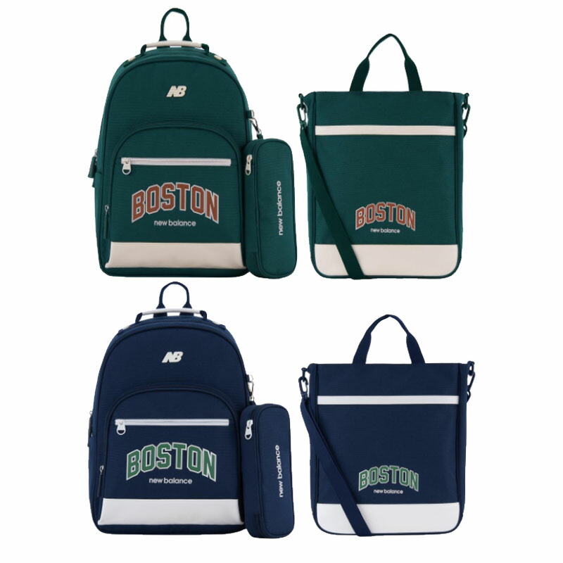 NEW BALANCE 【正規品】 ニューバランス 韓国 KOREA 25SS エッセンシャルクラシックバックパックセット ESSENTIAL CLASSIC BACKPACK SET 子供 通学カバン 通園カバン 新学期バッグ 小学生 リュック スクールバッグ バックパック 男の子 女の子 HE&SHE [送料無料] 2カラー｜HE＆SHE
