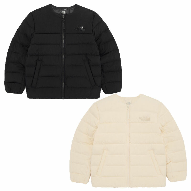 北の方人間の顔 THE NORTH FACE  【定まり品】 HE\u0026SHE ノースフェイスキッズダウンカーディガン K\u0027S LYSE RDS DOWN CARDIGAN お坊っちゃん 御嬢さん 小わっぱ 男女兼用 表どおり スポーティ 心地好い 落ち込むジレー 韓国 [貨物輸送無料] NJ1DQ67キッズダウンジャケット