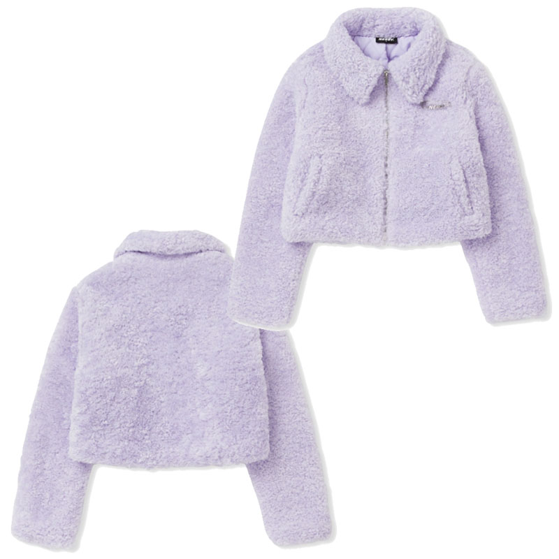 NERDY ノルディ 【正規品】 25FW ウーマンカリーファージャケット W'S CURLY FUR JACKET レディース 女性 女子 韓国ブランド 韓国ファッション 新品 スポーティ カジュアル ストリート フリースジャケット HE&SHE [送料無料]