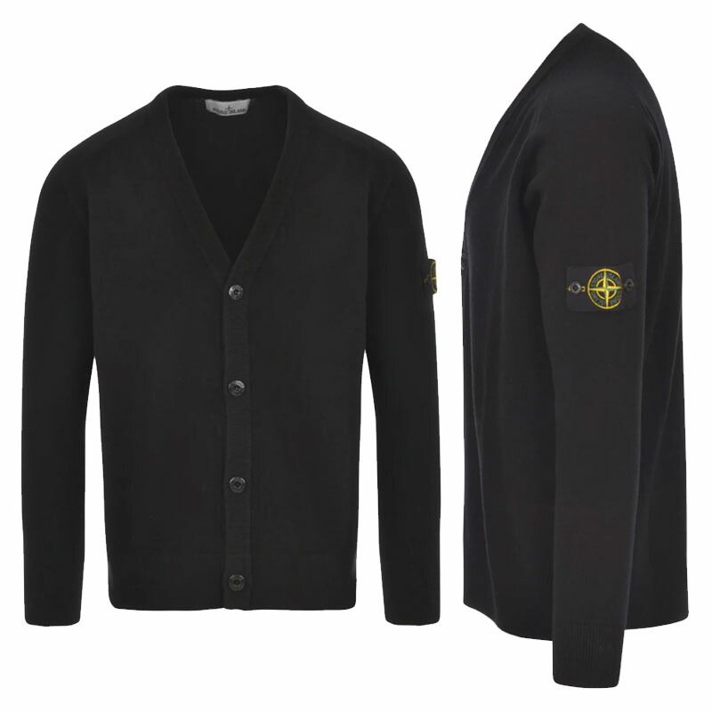 【美品】ストーンアイランド　ニット・カーディガン・13AW・ガーメントダイ・L 美品】ストーンアイランド ニット・カーディガン・13AW・ガーメントダイ・L