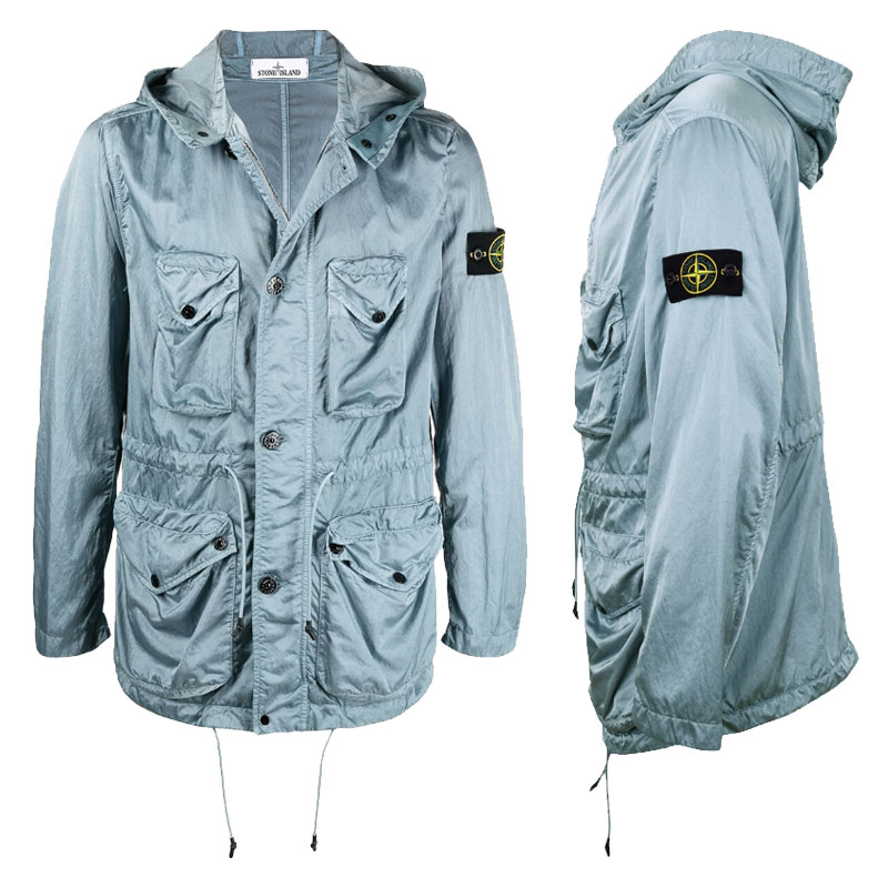 希少モデル❗️】テック系！stone ナイロンジャケット L 水色 希少