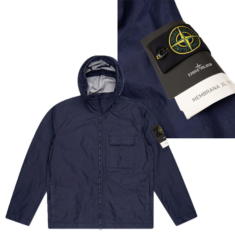 ストーンアイランド 【正規品】 STONE ISLAND 13周年ワッペンメンブラナ3L TCジャケット 13th ANNIVERSARY WAPPEN MEMBRANA 3L TC JACKET ユニセックス メンズ レディース ストリート カジュアル HE&SHE [送料無料] 761540223 V0027｜HE＆SHE