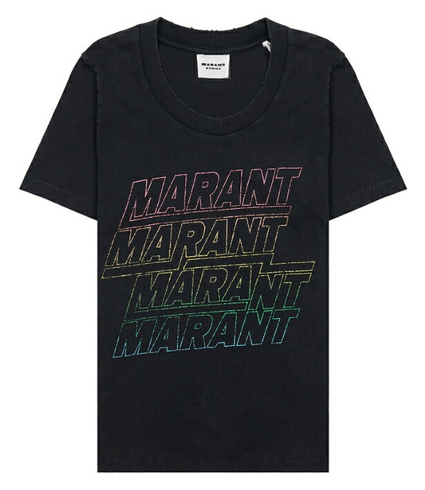 ISABEL MARANT イサベルマラン W'S W'S ZILIANI S/S T-SHIRT ウーマンジリアニロゴ半袖Tシャツ カジュアル クラシック レディース 女性 女子 HE&SHE [送料無料] TS0148FA B1N09E 02FK 108085