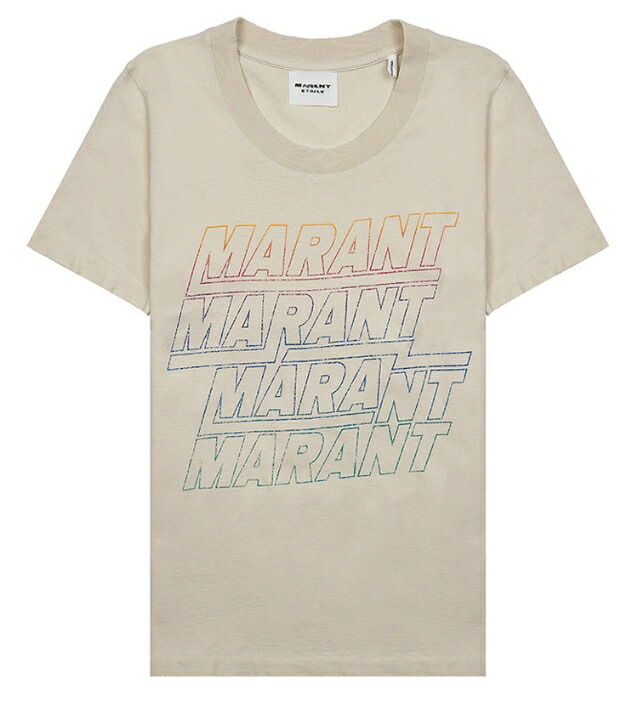 ISABEL MARANT イサベルマラン W'S W'S ZILIANI S/S T-SHIRT ウーマンジリアニロゴ半袖Tシャツ カジュアル クラシック レディース 女性 女子 HE&SHE [送料無料] TS0148FA B1N09E 23EC 108536
