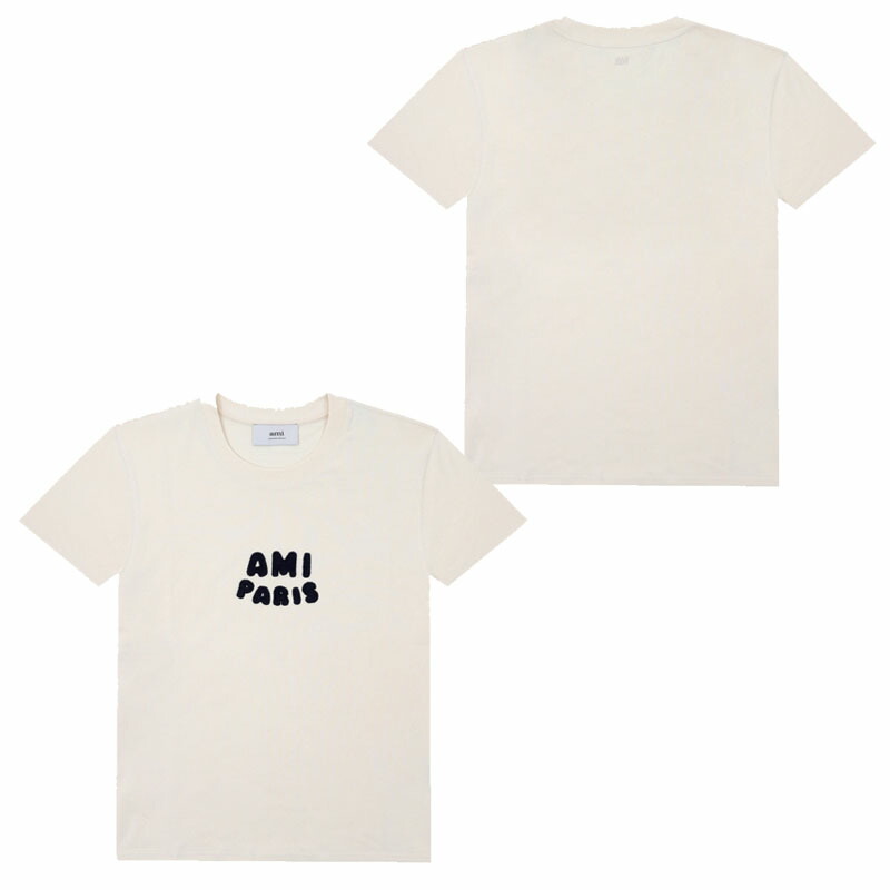 楽天市場】AMI Paris Tシャツ 半袖 アミ パリス Gray Fade Out T-Shirt