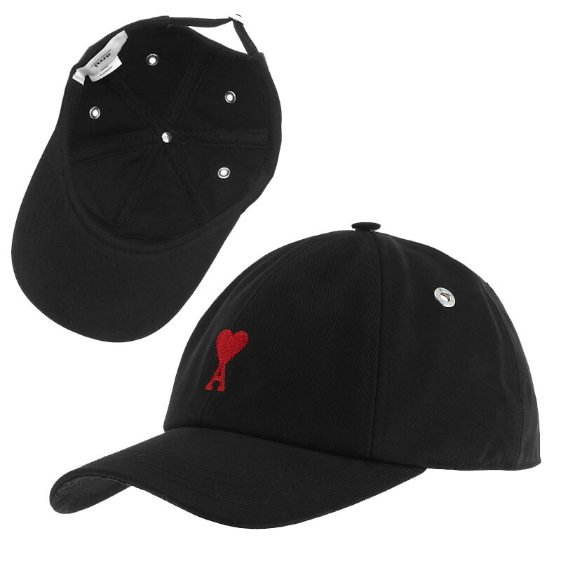 AMI PARIS 正規品 アミパリス ハートロゴ刺繍ボールキャップ HEART LOGO EMBROIDERY BALL CAP ユニセックス メンズ レディース カジュアル クラシック プレゼント HE&SHE [送料無料] BFUCP006 AW0041 001