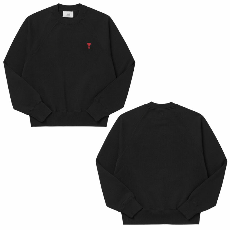 AMI PARIS アミパリス スモールハートロゴ長袖スウェットシャツ SMALL HEART LOGO SWEATSHRITS ユニセックス メンズ レディース 男女兼用 カジュアル クラシック プレゼント トレーナー HE&SHE [送料無料] BFUSW005 747 001