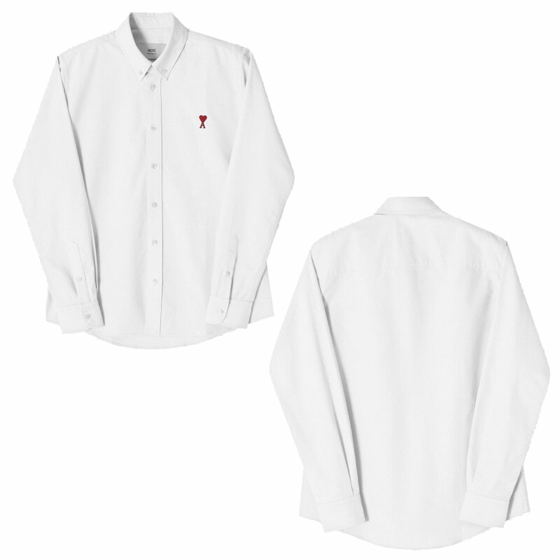 楽天市場】AMI Paris アミ パリス オックスフォードシャツ AMI