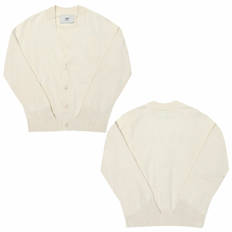 AMI PARIS アミパリス クロシェーロゴカーディガン CROCHER LOGO CARDIGAN ユニセックス メンズ レディース 男女兼用 カジュアル クラシック プレゼント HE&SHE [送料無料] HKC163 KN0063 136