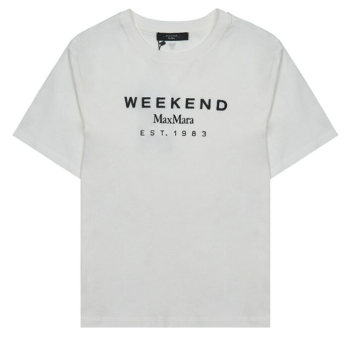 MAX MARA マックスマーラ 25SS ウーマンウイークエンド半袖Tシャツ W'S WEEKEND MAX MARA S/S T-SHIRT レディース女性 女子 ハイクォリティー レディースファッション HE&SHE [送料無料] CABINA 002 113697｜HE＆SHE