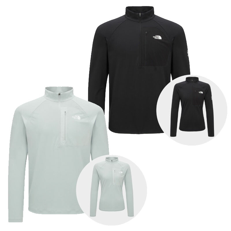 ノースフェイス THE NORTH FACE KOREA 【正規品】 25SS バトゥラ長袖ジップTシャツ BATURA L/S ZIP TEE ユニセックス メンズ レディース ストリート カジュアル カットソー 韓国 HE&SHE [送料無料] NT7LR00 韓国ノースフェイス
