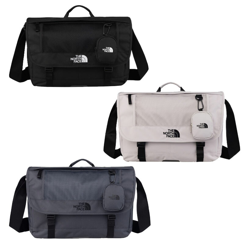 ノースフェイス THE NORTH FACE KOREA 【正規品】 25SS スーパーメッセンジャーバッグ L SUPER MESSENGER BAG L ユニセックス ストリート カジュアル クロスバッグ トートバッグ ショルダーバッグ WHITE LABEL ホワイトレーベル 韓国 HE&SHE [送料無料] NN2PR00｜HE＆SHE