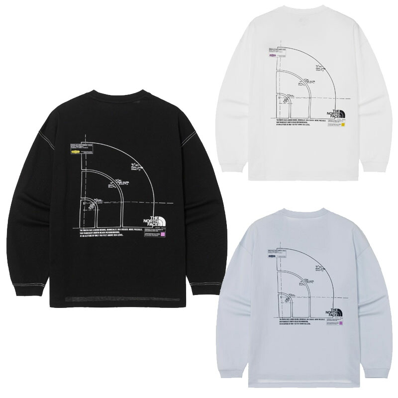 ノースフェイス THE NORTH FACE KOREA 【正規品】 25SS ドーム長袖ラウンドTシャツ DOME LOGO L/S R/TEE ユニセックス メンズ レディース ストリート カジュアル カットソー 韓国 WHITE LABEL ホワイトレーベル HE&SHE [送料無料] NT7TR03