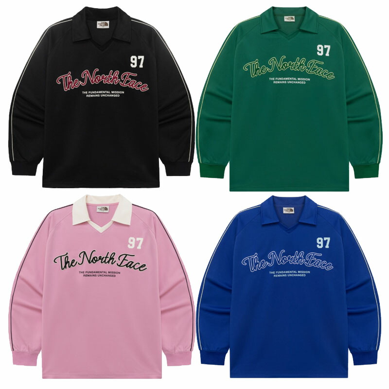 ノースフェイス THE NORTH FACE KOREA 【正規品】 25SS TNFクルーカラー長袖ラウンドTシャツ TNF CREW COLLAR L/S TEE ユニセックス メンズ レディース ストリート カジュアル カットソー 韓国 WHITE LABEL ホワイトレーベル HE&SHE [送料無料] NT7TR04