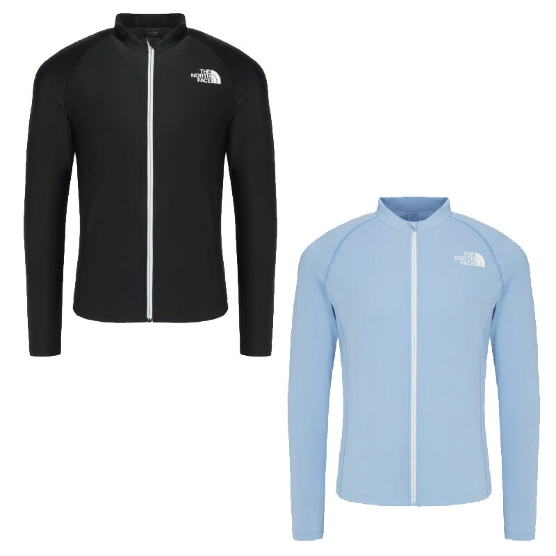 ノースフェイス THE NORTH FACE KOREA 【正規品】 25SS メンズウエービーラッシュガード M'S WAVEY RASHGUARD 男性 男子 ストリート カジュアル ジップアップ 水遊び ウォータースポーツ 韓国 HE&SHE [送料無料] NJ5JR03｜HE＆SHE