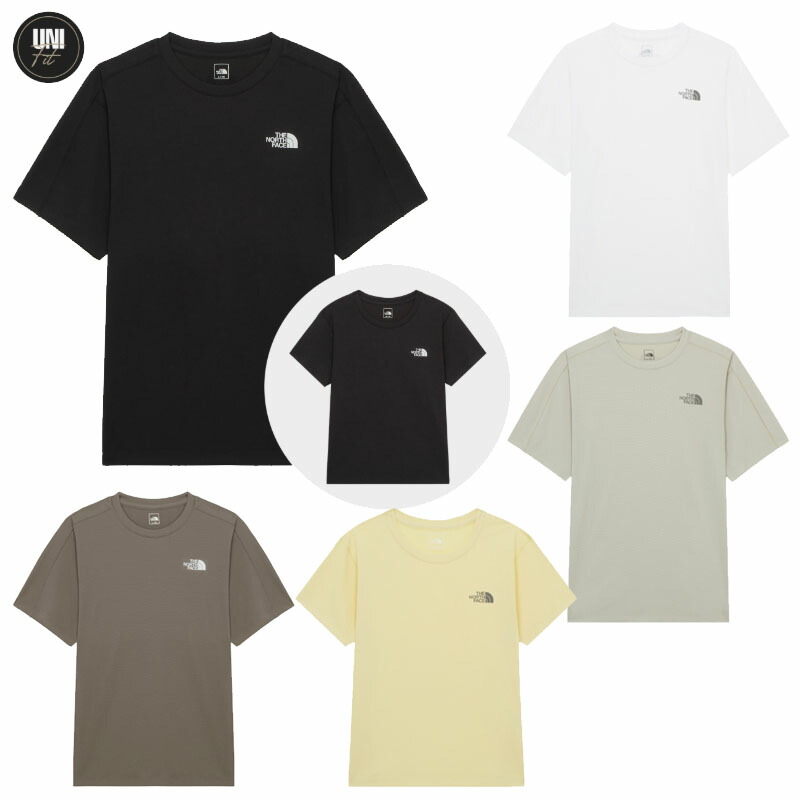 北の方人間の顔 THE NORTH FACE KOREA 【置き目品】 25SS エアーロックス半袖ラウンドティーシャツ AIRLOX S/S R/TEE ユニ一発やる メンズ レディース 表どおり 心地好い カットソー 韓国 HE\u0026SHE [貨物輸送無料] NT7UR18 BLACK - NT7UR18A-WHITE SAND - NT7UR18C