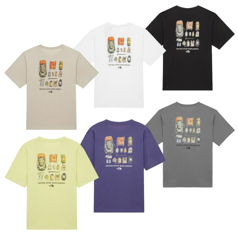 ノースフェイス THE NORTH FACE KOREA 【正規品】 25SS メンズキャンプバイブ半袖ラウンドTシャツ M'S CAMP VIBE S/S R/TEE 男性 男子 ストリート カジュアル カットソー 韓国 HE&SHE [送料無料] NT7UR07