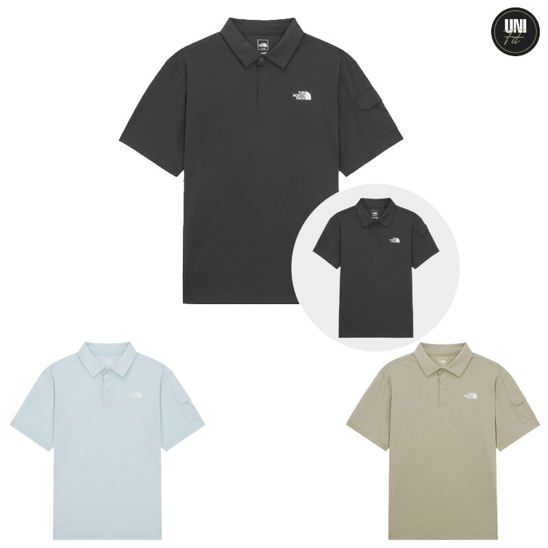 ノースフェイス THE NORTH FACE KOREA 【正規品】 25SS オールデー半袖ポロシャツ ALL DAY S/S POLO ユニセックス メンズ レディース ストリート カジュアル カットソー 韓国 HE&SHE [送料無料] NT7PR09｜HE＆SHE