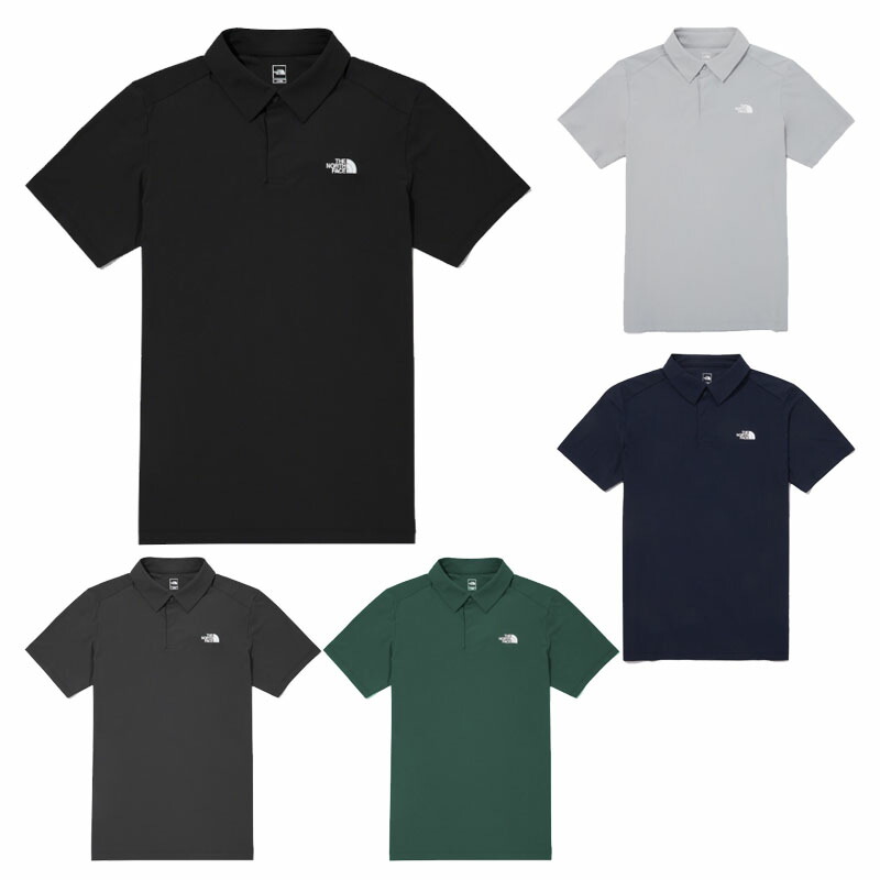 HE\u0026SHE [貨物輸送無料] 北の方人間の顔 THE NORTH FACE KOREA 24SS メンズアイスデー半袖スポーツシャツ M\u0027S ICE DAY S/S POLO スポーティ 表どおり 心地好い 韓国 NT7PQ09
