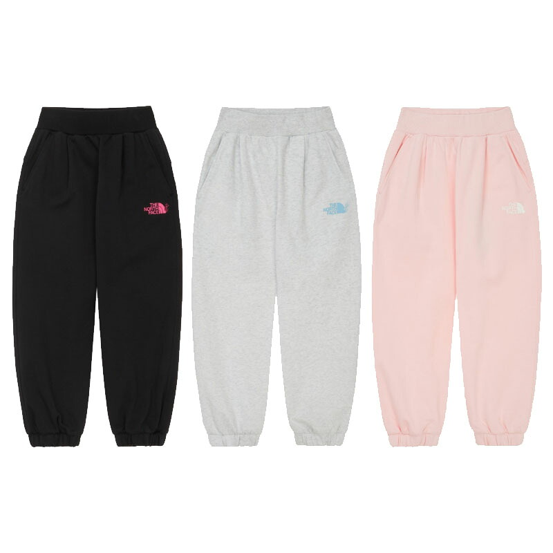 ノースフェイス THE NORTH FACE KOREA 【正規品】 25SS ガールズNグルーブスウェットパンツ G'S N GROOVE SWEAT PANTS 子供 女の子 カジュアル ノースフェースキッズ ロングパンツ 韓国 HE&SHE [送料無料] NP6KR02