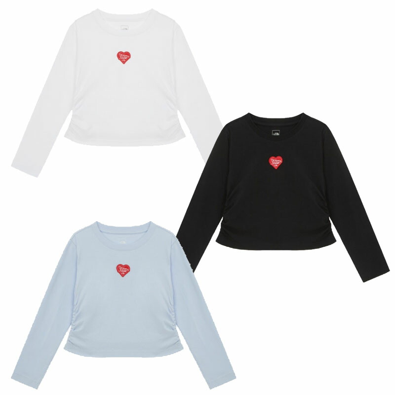 北の方人間の顔 THE NORTH FACE KOREA 【置き目品】 25SS ガールズアリソン長袖ラウンドプルオーバー G\u0027S ALLISON L/S R/TEE 御姉さん 赤ちゃん 心地よい ノースフェースキッズ 韓国 HE\u0026SHE [貨物輸送無料] NT7TR54