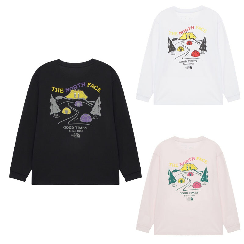 ノースフェイス THE NORTH FACE KOREA 【正規品】 25SS キッズキャンプアウト長袖Tシャツ K'S CAMPOUT L/S R/TEE 男の子 女の子 男女兼用 ユニセックス ストリート カジュアル 長袖 韓国 HE&SHE [送料無料] NT7TR01｜HE＆SHE