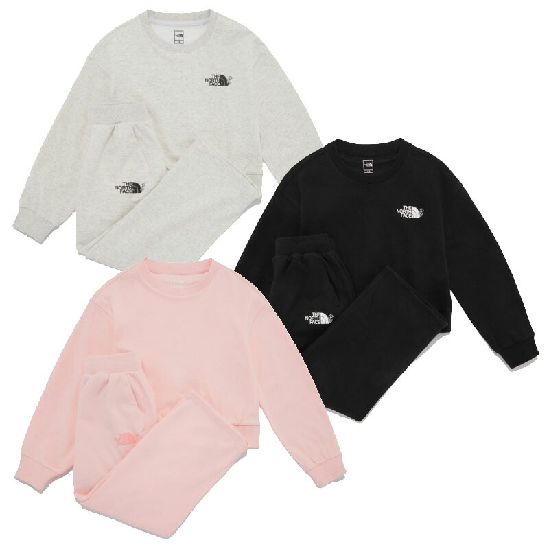 北の方人間の顔 THE NORTH FACE KOREA 【置き目品】 25SS ガールズグルーブスウェットウェット G\u0027S N GROOVE SET うしろ帯 表どおり 心地好い 調教師 長袖 韓国 HE\u0026SHE [貨物輸送無料] NM5MR04