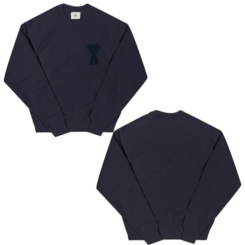 未使用 Ami Paris スモールハートロゴ スウェットシャツ XXL 未使用 Ami Paris スモールハートロゴ スウェットシャツ XXL 未使用