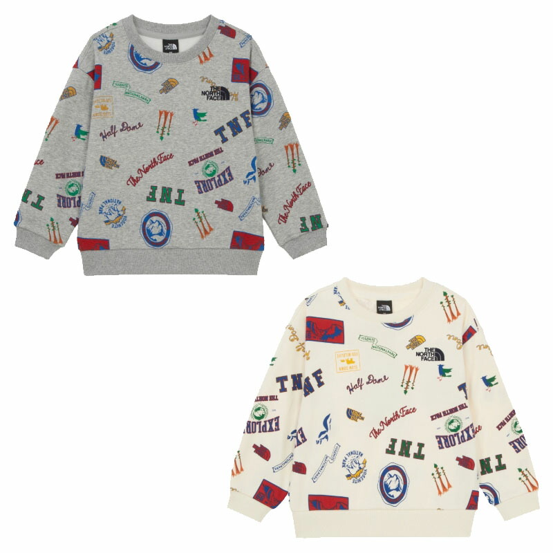 北の方人間の顔 THE NORTH FACE KOREA 【置き目品】 25FW キッズワイルドパッチスウェットシャツ K\u0027S WILDPATCH SWEATSHIRTS 御坊っちゃん うしろ帯 赤ちゃん キッズ 心地好い ノースフェースキッズ 調教師 韓国  HE\u0026SHE [貨物輸送無料] NM5MR52