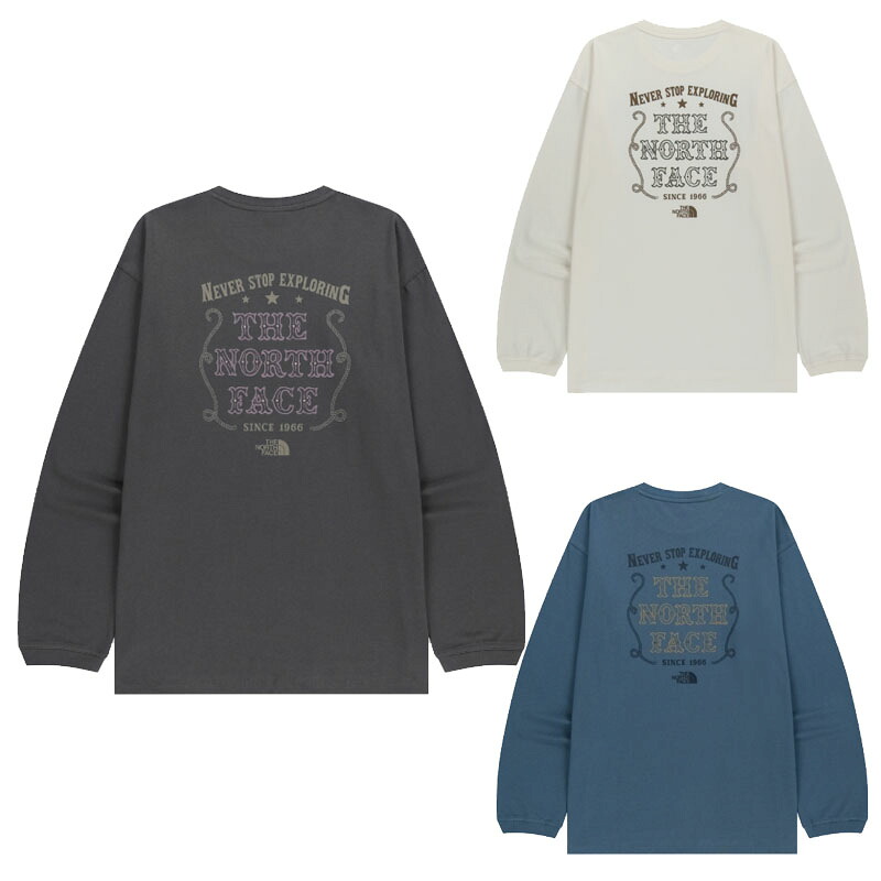 ノースフェイス THE NORTH FACE KOREA 【正規品】 25FW ビンテージ長袖ラウンドTシャツ VINTAGE L/S R/TEE ユニセックス メンズ レディース ストリート カジュアル カットソー WHITE LABEL ホワイトレーベル 韓国 HE&SHE [送料無料] NT7TR51