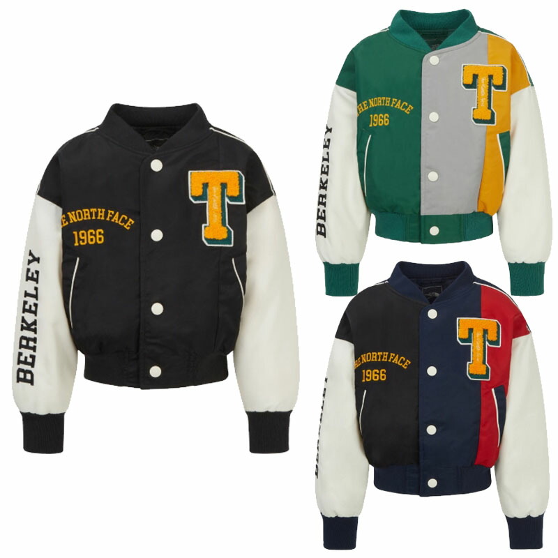 ノースフェイス THE NORTH FACE KOREA 【正規品】 25FW キッズスタジアムボンバー K'S STADIUM BOMBER 男の子 女の子 子供 キッズ カジュアル ノースフェースキッズ スタジャン ジャケット 韓国 HE&SHE [送料無料] NJ3NR56