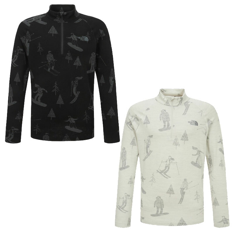 ノースフェイス THE NORTH FACE KOREA 【正規品】 25FW メンズベイルジップセーター M'S VAIL ZIP SWEATER 男性 男子 カジュアル ニット ウール ノースフェイスコリア 韓国 HE&SHE [送料無料] NT7AR69｜HE＆SHE